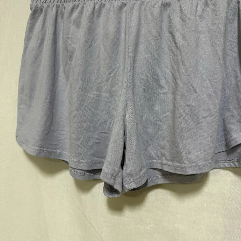 Lot of 2 FN Flora Nikrooz Womens Medium M Lounge Sleep Shorts Floral Solid